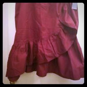 Eloquii Ruffle Below Knee Length Skirt Size 20